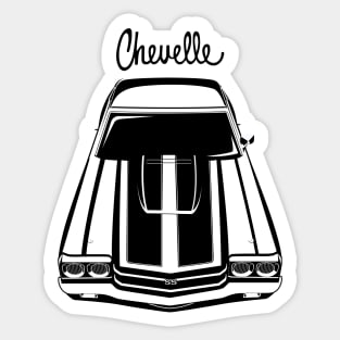 Chevrolet Chevelle SS 1970 - Black Stripes Sticker